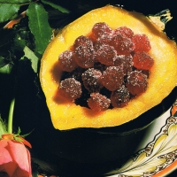 Image of Acorn Squash With Sugar-coated Cranberries Recipe, Group Recipes