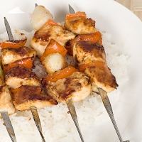 Image of Orange Chicken Kebabs Recipe, Group Recipes