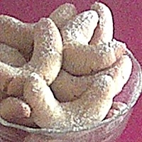 Image of Almond Crescent Cookies Recipe, Group Recipes