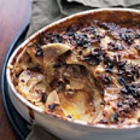 Image of Potato Gratin With Porcini Mushrooms And Mascarpone Cheese Recipe, Group Recipes