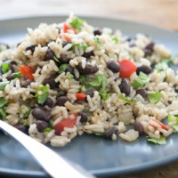 Image of Black Bean Rice And Feta Cheese Recipe, Group Recipes