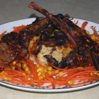 Image of Lamb Chops With Smoked Paprika Peanut Paste Recipe, Group Recipes