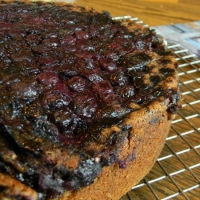 Image of Downside Up Blueberry Cake Recipe, Group Recipes