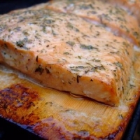 Image of Cedar-planked Salmon Recipe, Group Recipes