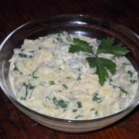 Image of Blue Cheese And Spinach Orzotto Recipe, Group Recipes