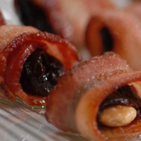Image of Almond-stuffed Bacon-wrapped Prunes Recipe, Group Recipes