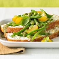 Image of Energizing Edamame Bread Salad Recipe, Group Recipes