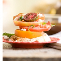 Image of Stacked Heirloom Tomato Sandwich Recipe, Group Recipes