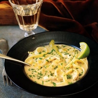 Image of Thai Chicken And Coconut Soup With Noodles Recipe, Group Recipes