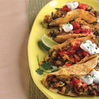 Image of Chorizo And Scrambled Egg Breakfast Tacos Recipe, Group Recipes