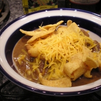 Image of G's Black Bean Soup 'frito Pie' Style Recipe, Group Recipes