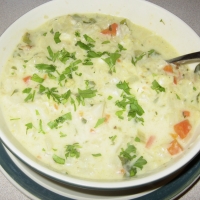 Image of Roasted Garlic Cauliflower Soup Recipe, Group Recipes