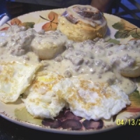 Image of Biscuits And Gravy Not For The Low Fat Diet Recipe, Group Recipes