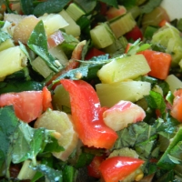 Image of Pineapple - Rhubarb Salsa Recipe, Group Recipes