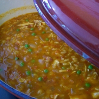 Image of Hen And Chick[pea] Paella Soup Recipe, Group Recipes