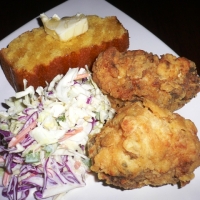 Image of Fried Chicken With Classic Coleslaw Recipe, Group Recipes