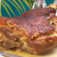 Image of Stuffed Pork Shoulder Quota Lo Caja Chinaquot Recipe, Group Recipes