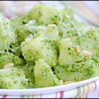 Image of Arugula Pesto Potato Salad Recipe, Group Recipes