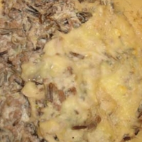 Image of Wild Rice Hamburger Casserole Recipe, Group Recipes
