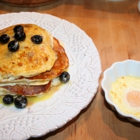 Image of Ricotta Hotcakes With Orange Maple Butter Recipe, Group Recipes