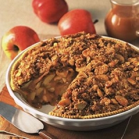Image of Caramel Cream Apple Crunch Pie Recipe, Group Recipes