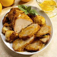 Image of Apricot-glaze Pork Loin Recipe, Group Recipes
