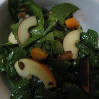 Image of Spinach And Apple Salad Recipe, Group Recipes