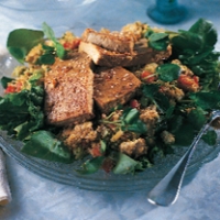 Image of Quinoa Salad With Baked Marinated Tofu Recipe, Group Recipes