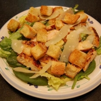 Image of Chicken Caesar Salad Recipe, Group Recipes