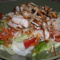 Image of Simple Salad With Merinaided Turkey Cutlets Recipe, Group Recipes