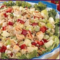 Image of Brown Rice Salad With Grilled Chicken Recipe, Group Recipes