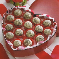 Image of Almond-coated Chocolate Truffles  Diabetic Recipe, Group Recipes