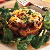 Image of Bacon Wrapped Eggs With Polenta Recipe, Group Recipes