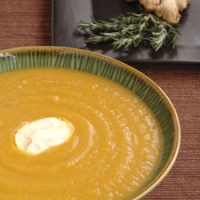 Image of Butternut Pumpkin Rosemary And Ginger Soup Recipe, Group Recipes