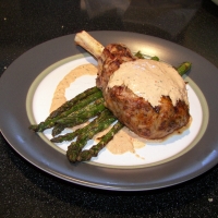 Image of Grilled Veal Chops With Red Pepper Sauce Recipe, Group Recipes
