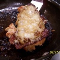 Image of Chicken Smothered In Bacon Onions And Cheese Recipe, Group Recipes