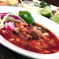 Image of Toasted Chiles With Pork And Chicken Posole Recipe, Group Recipes