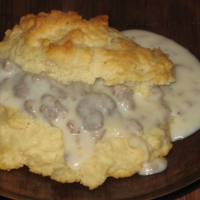 Image of Cat Head Biscuits And Sausage Gravy-ci Recipe, Group Recipes