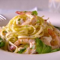 Image of Linguine With Shrimp And Lemon Oil Recipe, Group Recipes
