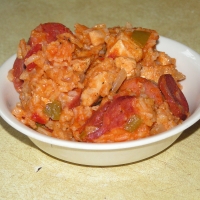 Image of Chicken & Sausage Jambalaya Recipe, Group Recipes