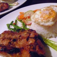 Image of Vietnamese Pork Chops With Fried Eggs & Rice Recipe, Group Recipes