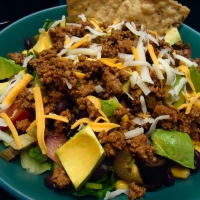 Image of Taco Salad With Creamy Salsa Verde Dressing Recipe, Group Recipes