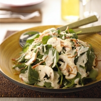 Image of Spinach Salad With CrÃ¨me De Brie Dressing Recipe, Group Recipes