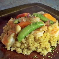 Image of Curried Shrimp And Veggie Quinoa Recipe, Group Recipes