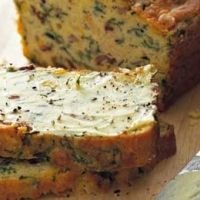 Image of Spinach And Bacon Corn Bread Recipe, Group Recipes