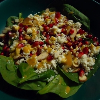Image of Spinach Salad With Mustard Agave Vinaigrette Recipe, Group Recipes