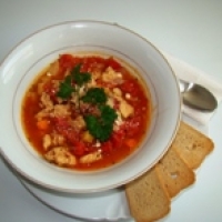 Image of Low Fat Chicken Tomato Soup Recipe, Group Recipes
