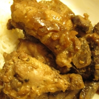 Gingered Chicken Mushroom Filipino Adobo Recipe