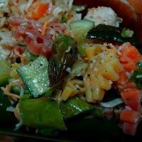 Image of Grilled Pasta Salad Recipe, Group Recipes